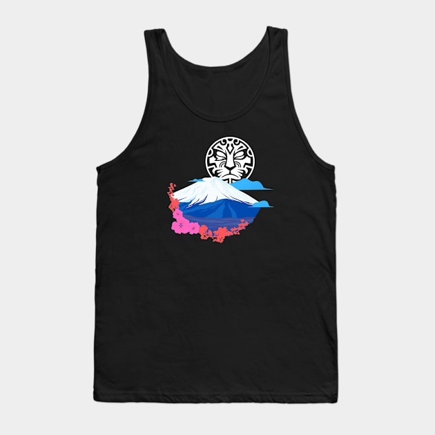 Jinrai: Mt Fuji Tank Top by Mister Jinrai